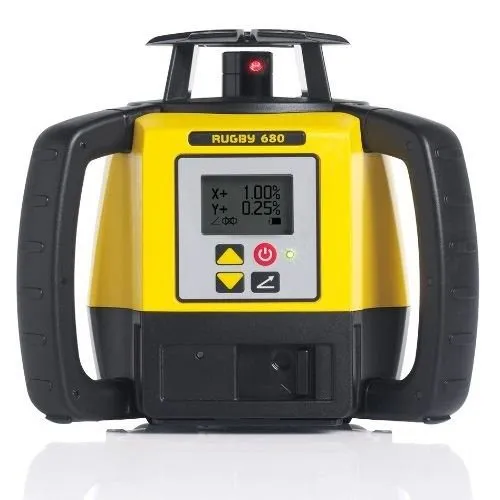 Геодезический прибор Leica Rugby 680 2600-Feet Self Leveling, Dual Axis Grade, L — фото лота 1