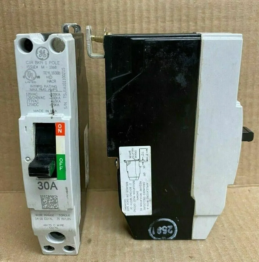 Автоматический выключатель GE TEYL1030B Molded Case Circuit Breaker 30A 65kA at 