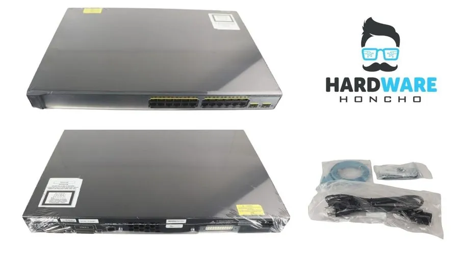 Коммутатор Cisco Catalyst WS-C3750V2-24PS-S 24 Port PoE Switch With Rackmounts