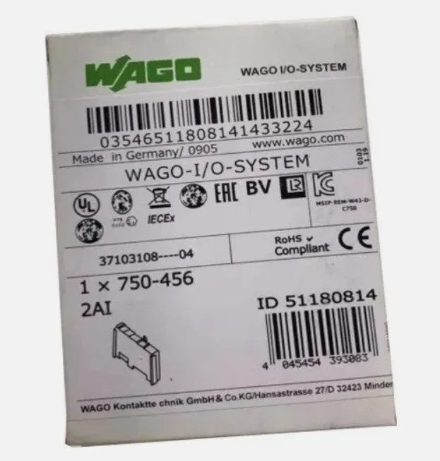 ПЛК WAGO 750-456 Analog Input PLC Module 750 456