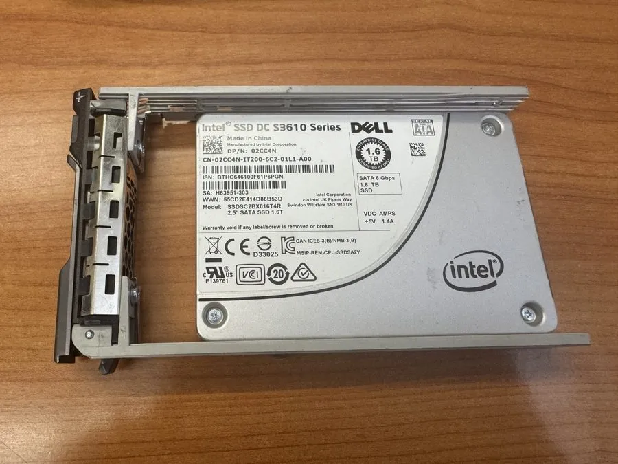 SSD-накопитель Intel DC S3610 Series 1.6TB SSD 02CC4N Enterprise 2.5" SSDSC2BX01