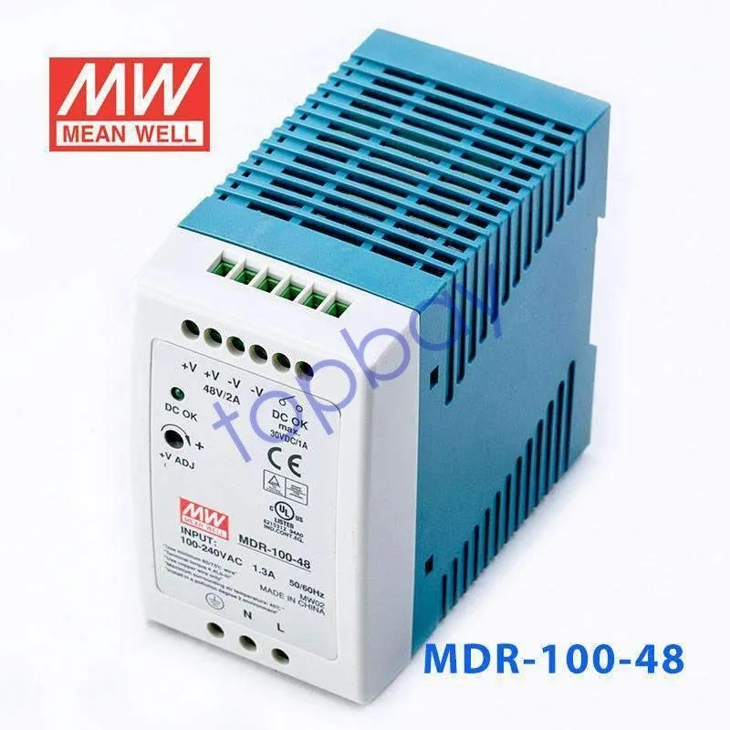 Блок питания Mean Well MDR-100-48 96W DIN-Rail Switching Power Supply