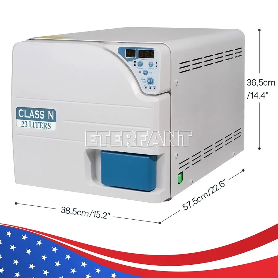 Стерилизатор Dental Medical Autoclave Steam Sterilizer Class N 23L Drying Functi