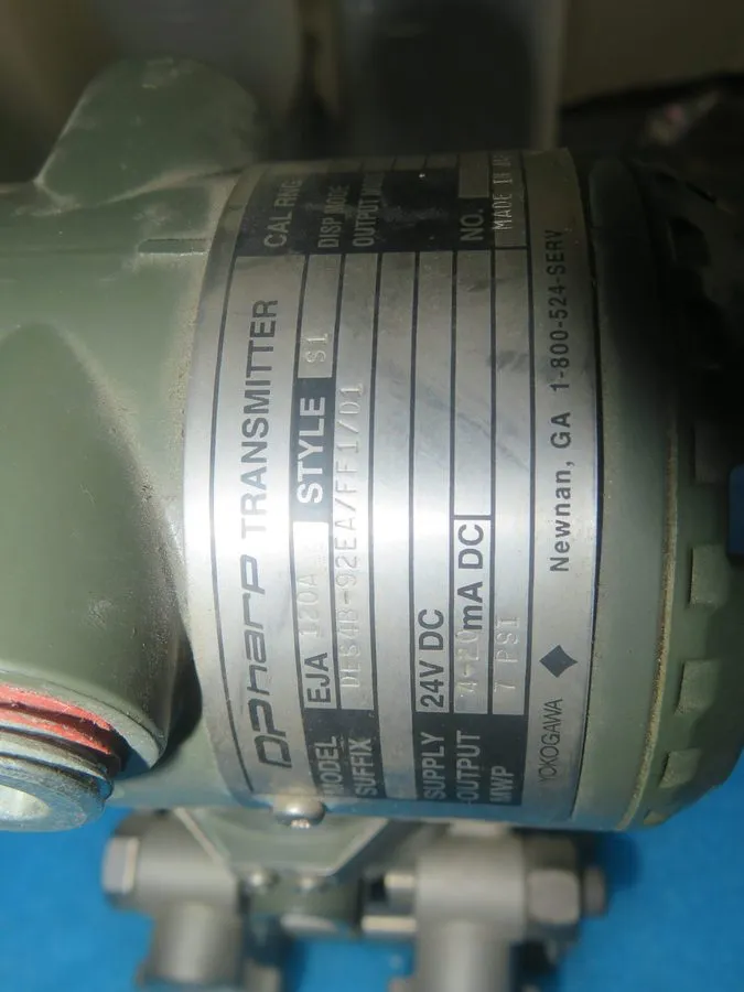 Датчик давления Yokogawa Eja120a Dpharp Pressure Transmitter 10.5-30 V Dc