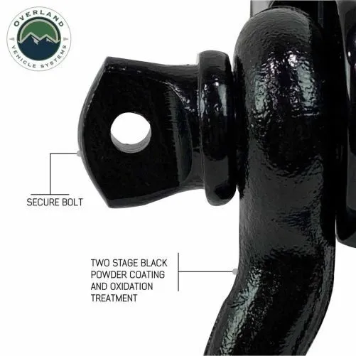 Такелажная скоба OVS 19109901 Receiver Mount Recovery Shackle 3/4 inch 4.75 Ton — фото лота 1