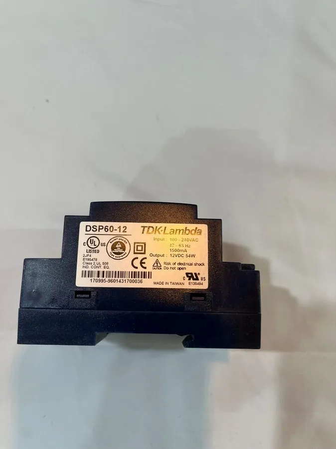 Блок питания TDK-Lambda DSP60-12 AC DC DIN Rail Power Supply 100-240VAC IN 12V 5