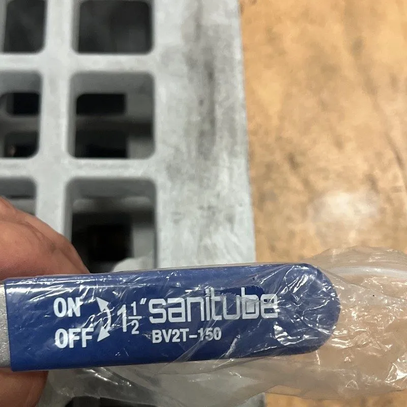 Клапан Sanitube 1 1/2in Stainless Manual Ball Valve NPT 150 WOG/WSP BV2T-150