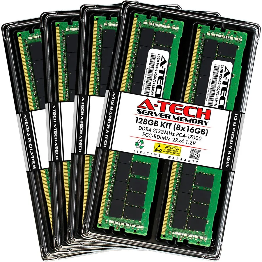 Модуль памяти 32GB (2x 16GB) DDR4 PC4-2133P-R ECC Reg Server RAM для Dell PowerE