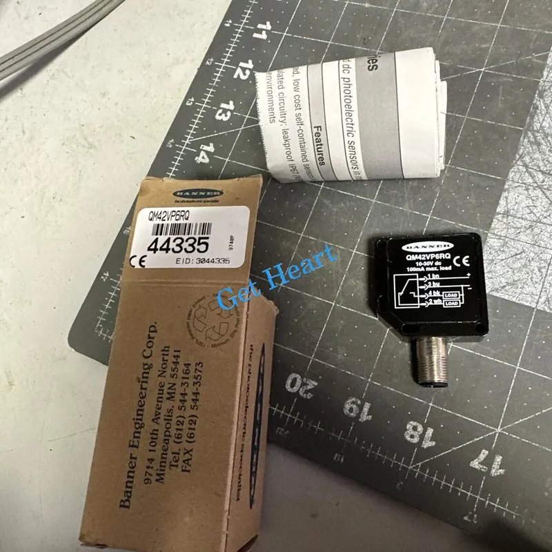 Фотоэлектрический датчик BANNER PHOTOELECTRIC SENSOR QM42VP6RQ 44335 10-30 VDC 1