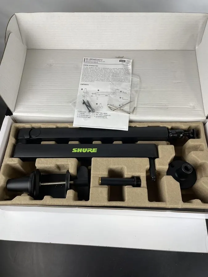 Микрофон Shure by Gator SH-BROADCAST2 Shure Low-Profile Desktop Microphone Boom