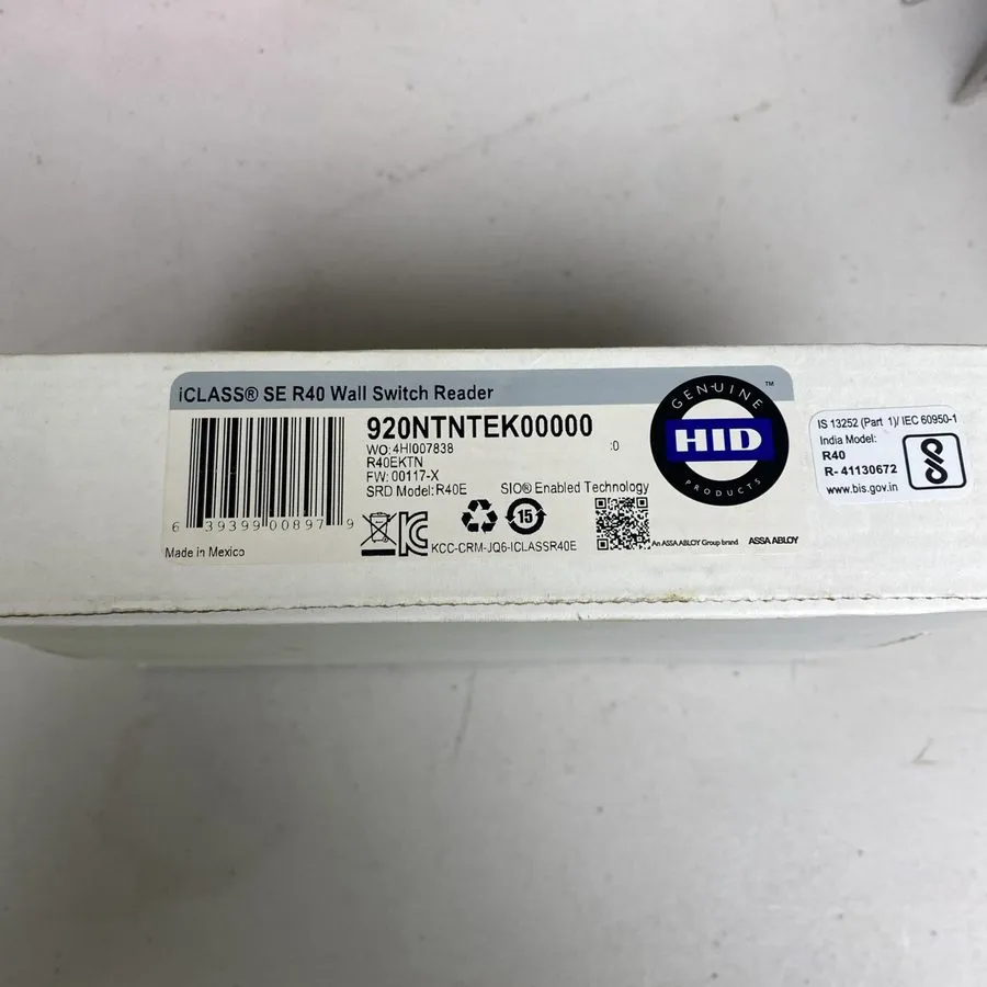 Коммутатор HID 920NTNTEK00000 iClass SE R40 Wall Switch er