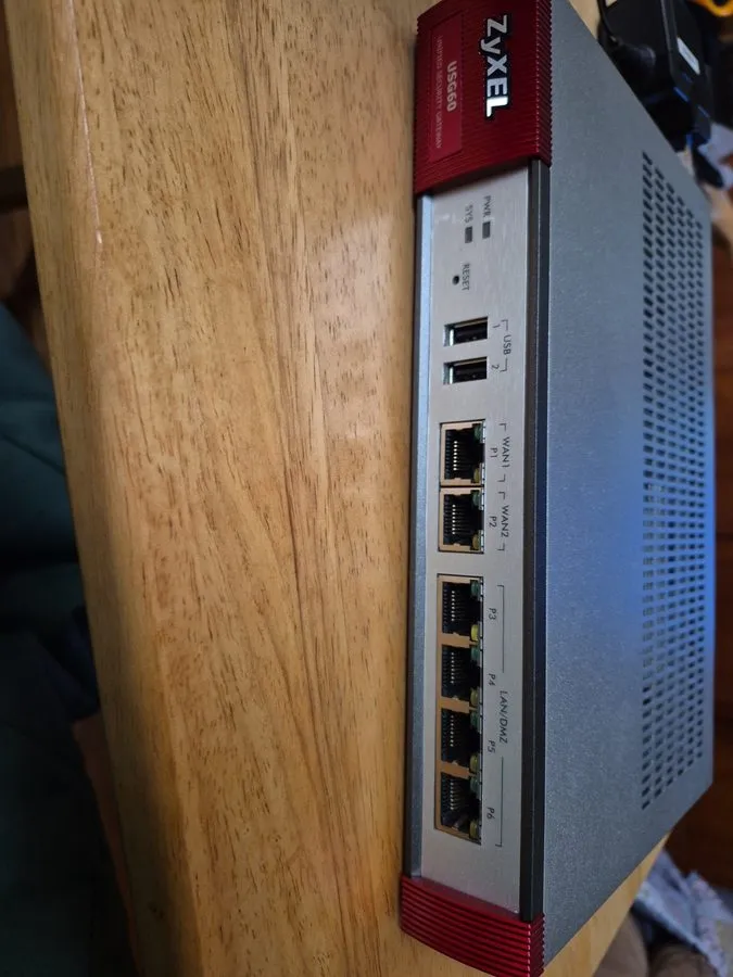 Межсетевой экран ZyXEL USG60 Unified Security Gateway FIREWALL 6 Port Gigabit Et — фото лота 1