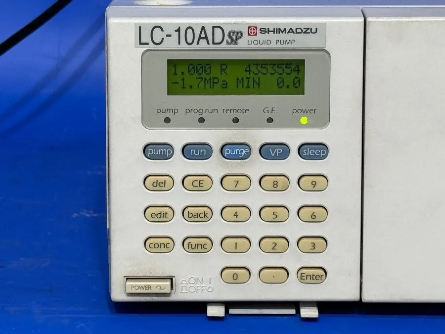 Хроматограф Shimadzu LC-10ADsp HPLC Semi-preparative Pump Good Condition — фото лота 1