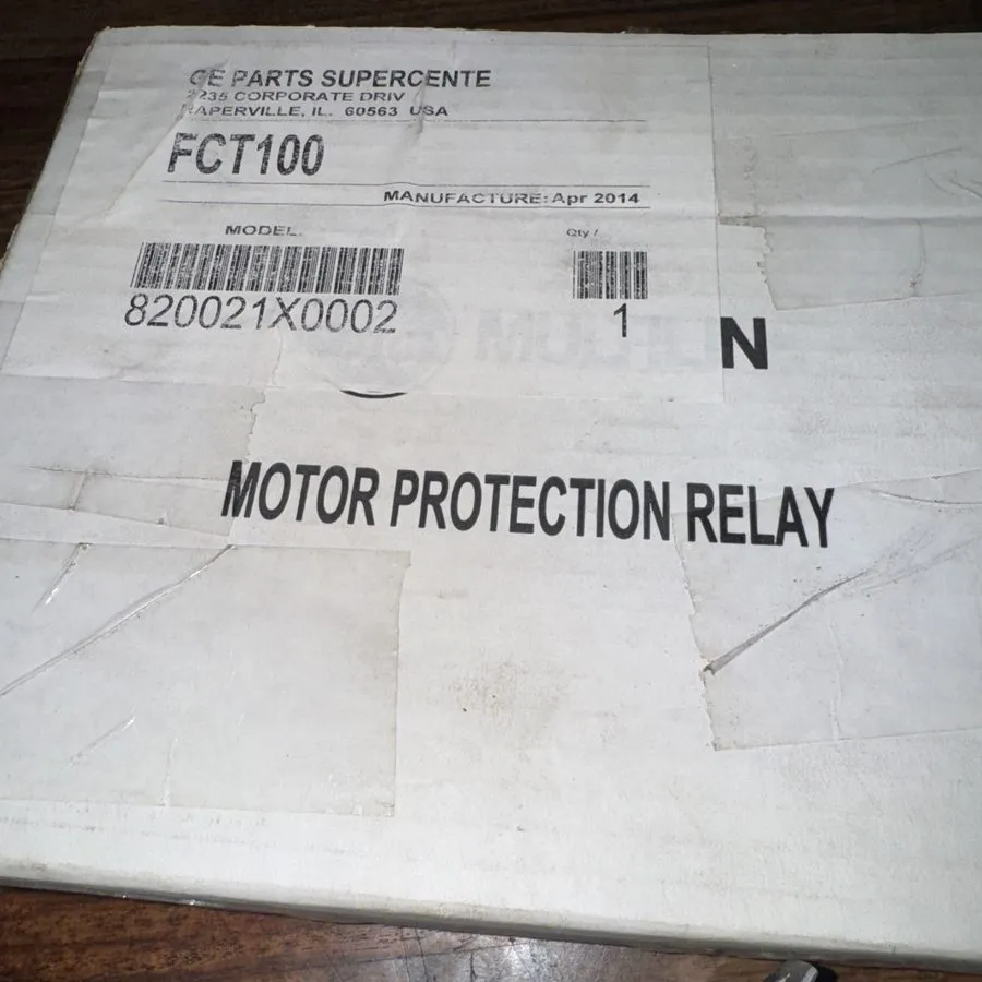 Реле защиты GE X020-0002-A7 Motor Protection Relay, CT-HGF5, FTC100, New, LO1 — фото лота 2