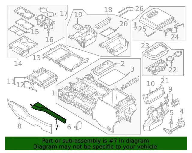 Промышленный компьютер Ford Console Trim Panel PC3Z-2604609-EA — фото лота 2