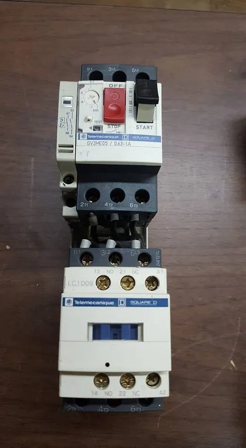 Контактор TELEMECANIQUE GV2 ME05 MOTOR CIRCUIT BREAKER WITH LC1D09 W174