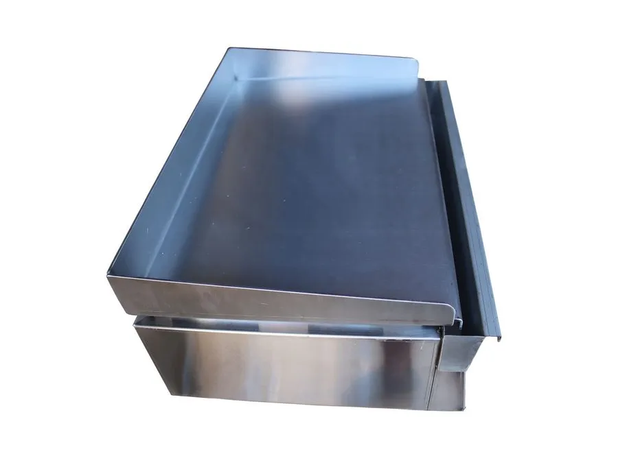 Гриль Commercial Gas Griddle Flat Top Grill Half Grooved 28" Stainless Steel 280 — фото лота 2