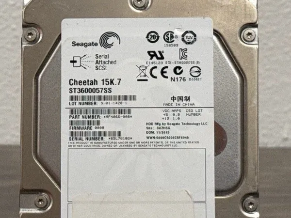 Жёсткий диск ST3600057SS Seagate Cheetah 600GB 15K RPM 6Gb/s 3.5" SAS HDD Hard D