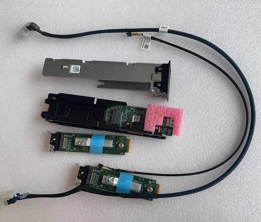 для Dell PowerEdge T550 BOSS S2 PCIE 2X M.2 Slots Controller Card w/Cable FRY80
