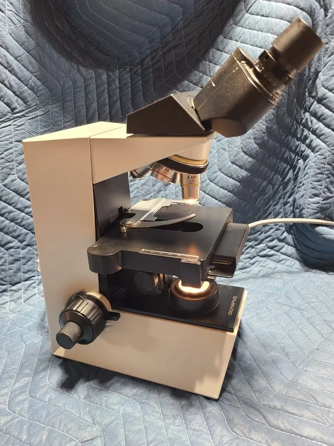 Объектив микроскопа OLYMPUS CH30 CH30RF100 BINOCULAR MICROSCOPE W/OBJECTIVES 4 X — фото лота 2