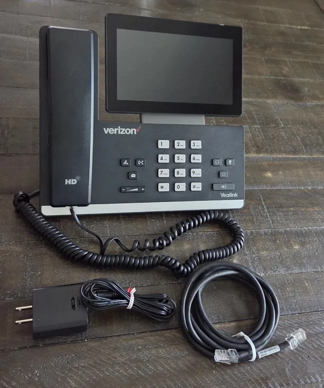 Yealink SIP-T57W IP Telephone With Cables Prime Business Phone (Working)