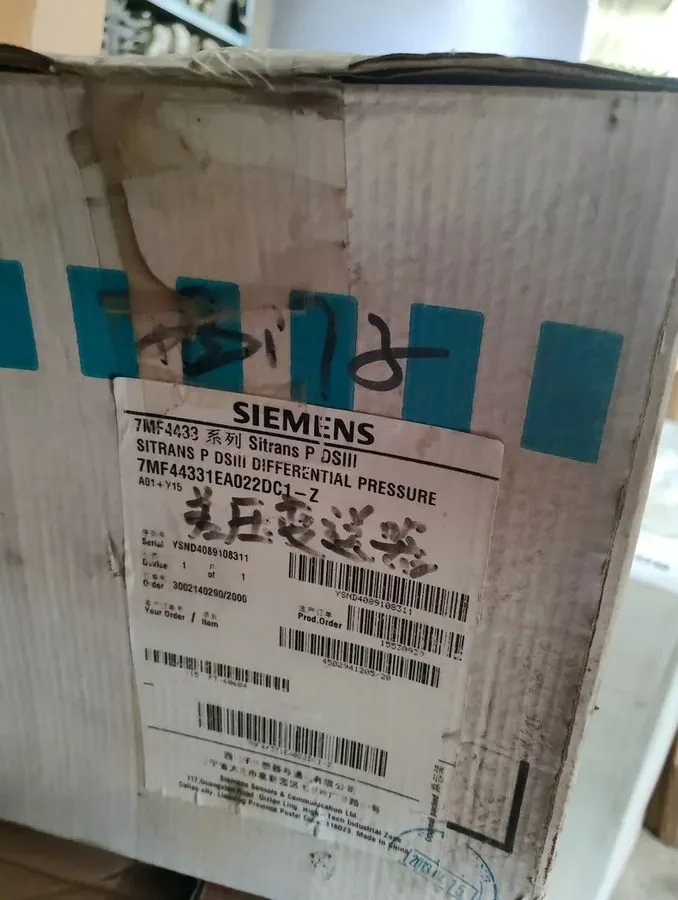 Датчик давления Siemens 7MF44331EA022DC1-Z SITRANS P DS III Pressure Transmitter — фото лота 2