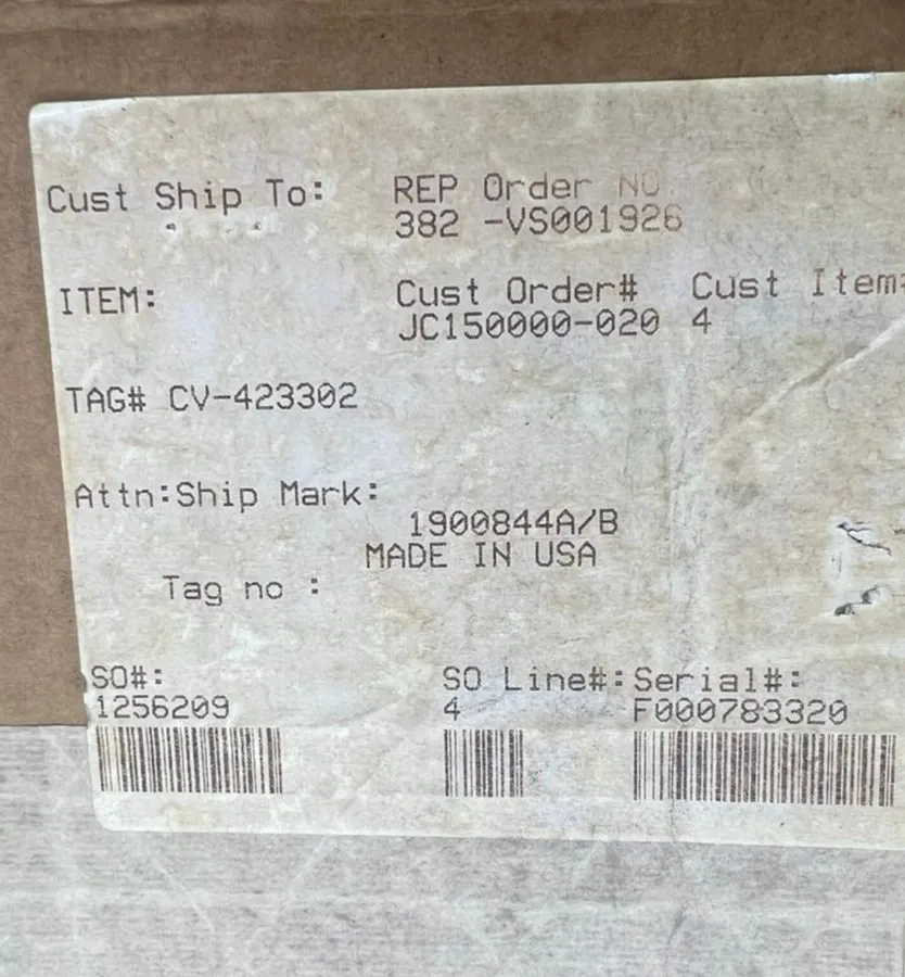 Клапан Fisher 3/4" 300# Actuated Control Valve Type 667 w/ Fieldvue DVC6200 Posi