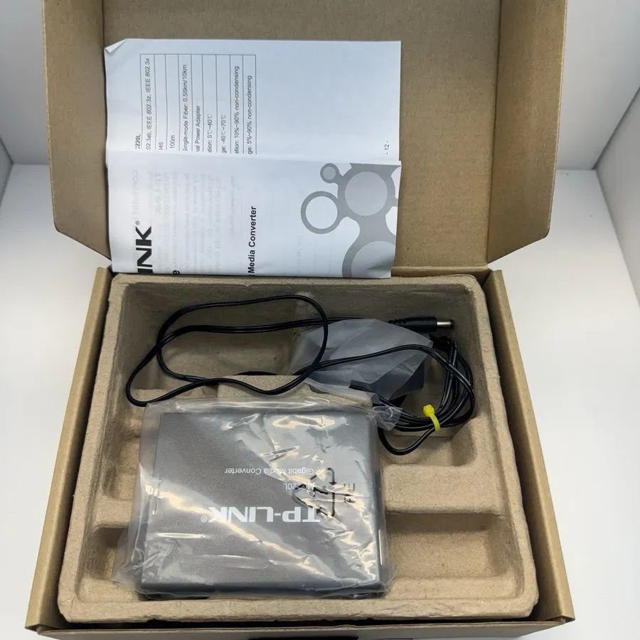 Медиаконвертер TP-Link MC220L Gigabit Ethernet SFP to RJ45 Fiber Media Converter