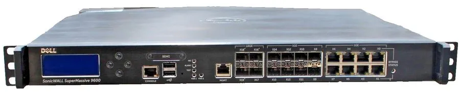 Межсетевой экран SonicWall SuperMassive 9600 Firewall 20 Gbps 1U Rack 1RK28-0A8