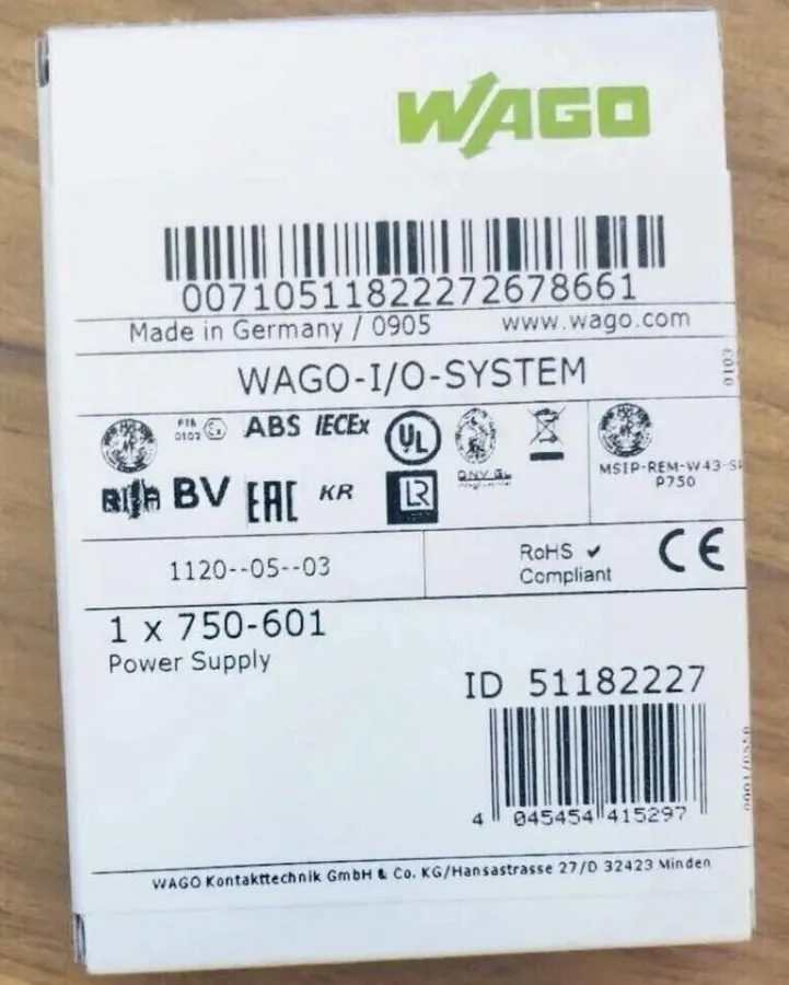 Модуль 1PC WAGO 750-601 Analog PLC Module