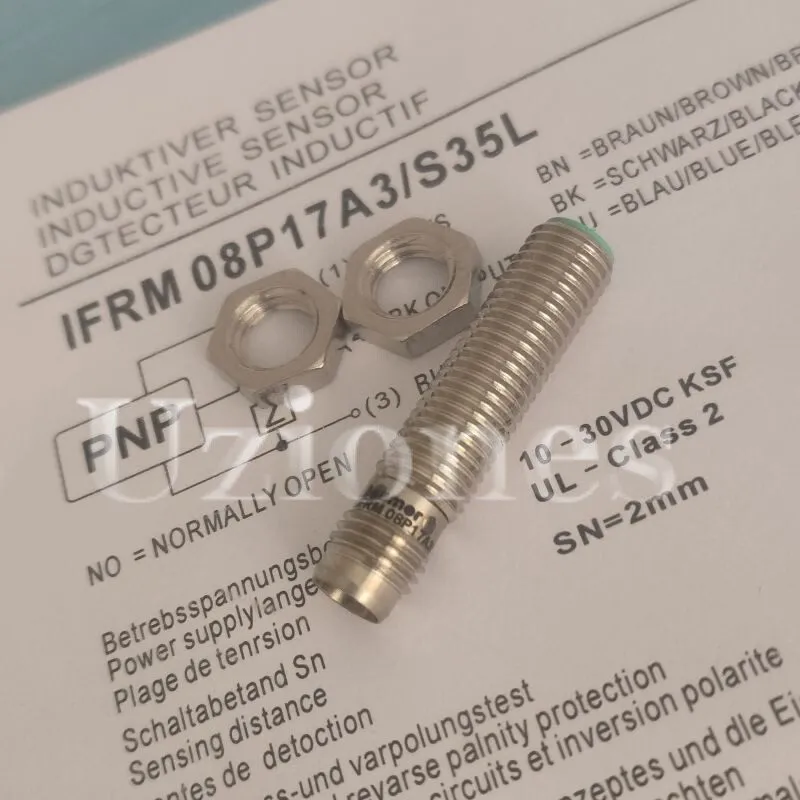 Датчик приближения BAUMER IFRM 08P17A3/S35L PLC INDUCTIVE PROXIMITY SENSOR, M8 2