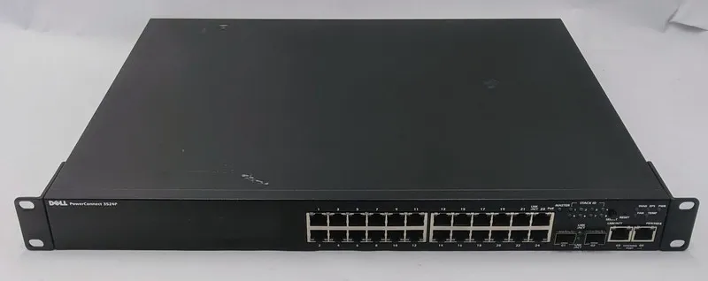 Коммутатор DELL POWERCONNECT 3524P K690K 24 PORT 10/100 POE ETHERNET SWITCH