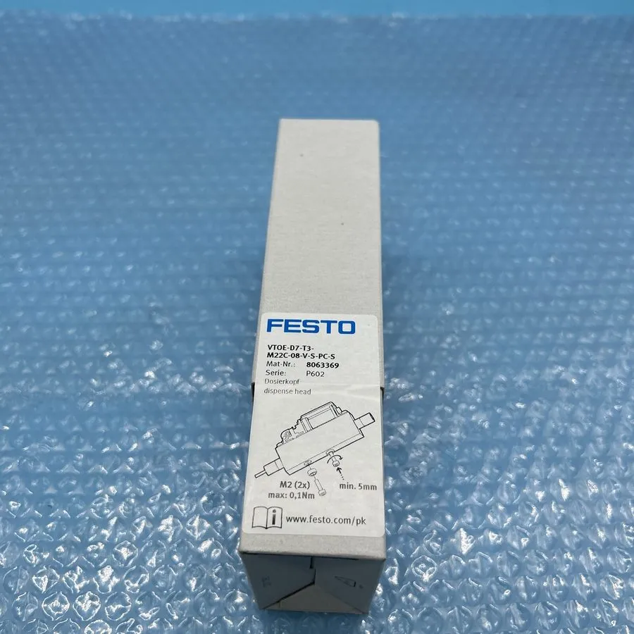 Вакуумный эжектор Festo VTOE-D7-T3-M22C-08-V-S-PC-S 8063369 Vacuum Ejector Modul — фото лота 1