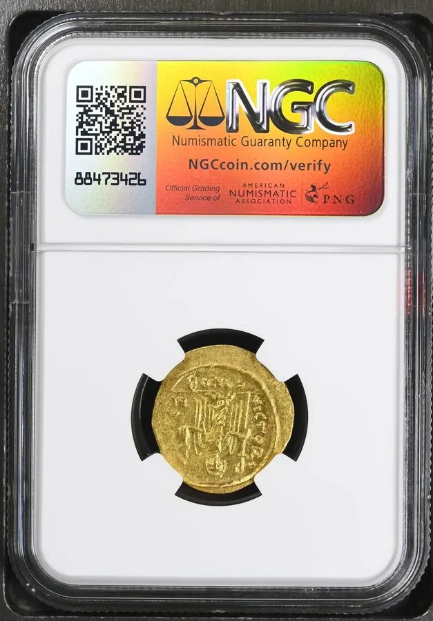 Лабораторный прибор Phocas Gold AV Tremissis Byzantine Empire 602-610 AD Certifi