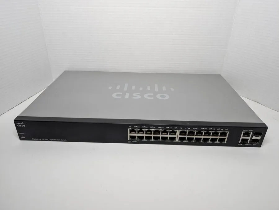 Коммутатор Cisco SG200-26P 26-Port Gigabit PoE Smart Switch 100W Budget