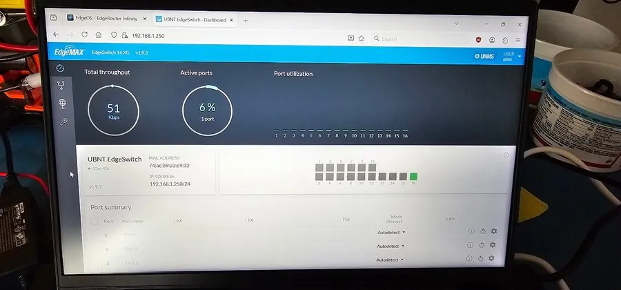 Коммутатор Ubiquiti EdgeSwitch 16 XG ES-16-XG 16-Port 10G Managed Aggregation Sw