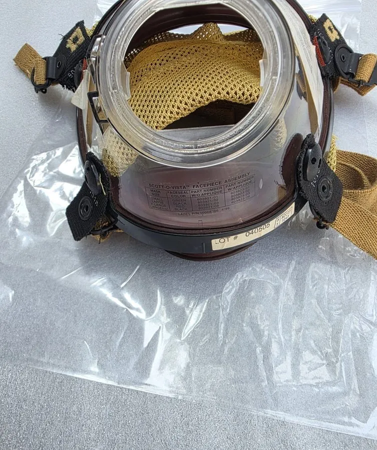 Газоанализатор Scott O-Vista Red SCBA Face Mask XL (803921-03) Full Face Respira — фото лота 1