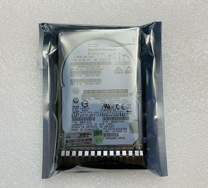 Жёсткий диск HPE 872479-B21 872737-001 1.2TB 10K 12Gb/s 2.5" SAS SC DS HDD G8 G9