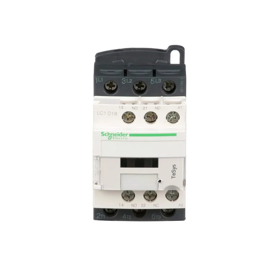 Контактор Schneider Electric TeSys Control IEC Contactor LC1D18B7 24V AC 18A 3-P