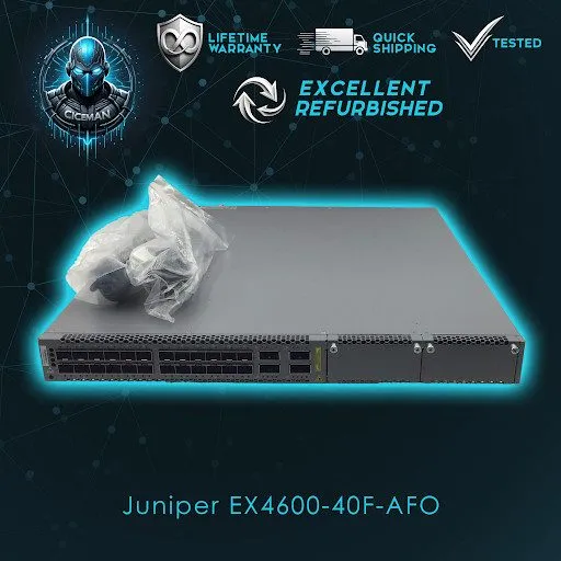 Коммутатор Juniper EX4600-40F-AFO 24-Port 10GbE SFP+ Switch & 4 x QSFP 2 x JPSU-