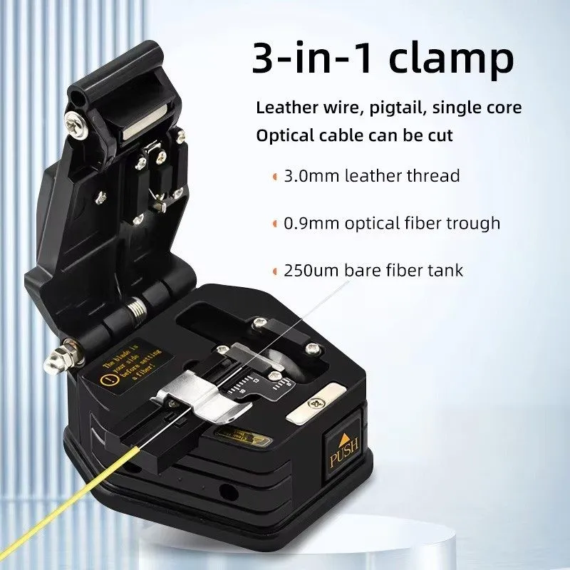 Скалыватель BYXGD-6C High Precision One-Step Fiber Cleaver 16 Blade FTTH Cold Ho — фото лота 2