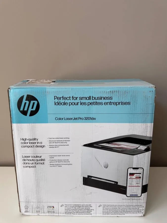 Лазерный принтер HP Color LaserJet Pro 3201dw Wireless Color Laser Printer Netwo — фото лота 1