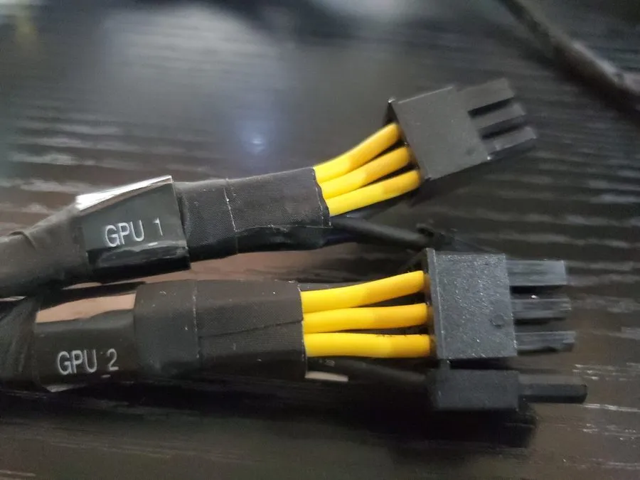 Ускоритель DELL PowerEdge R760 Server GPU Power Riser 1 Dual 8-Port Cable CPH58 