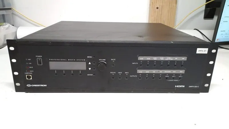 Видеокоммутатор Crestron DMPS-300-C DigitalMedia Presentation Switcher HDMI Rack — фото лота 2