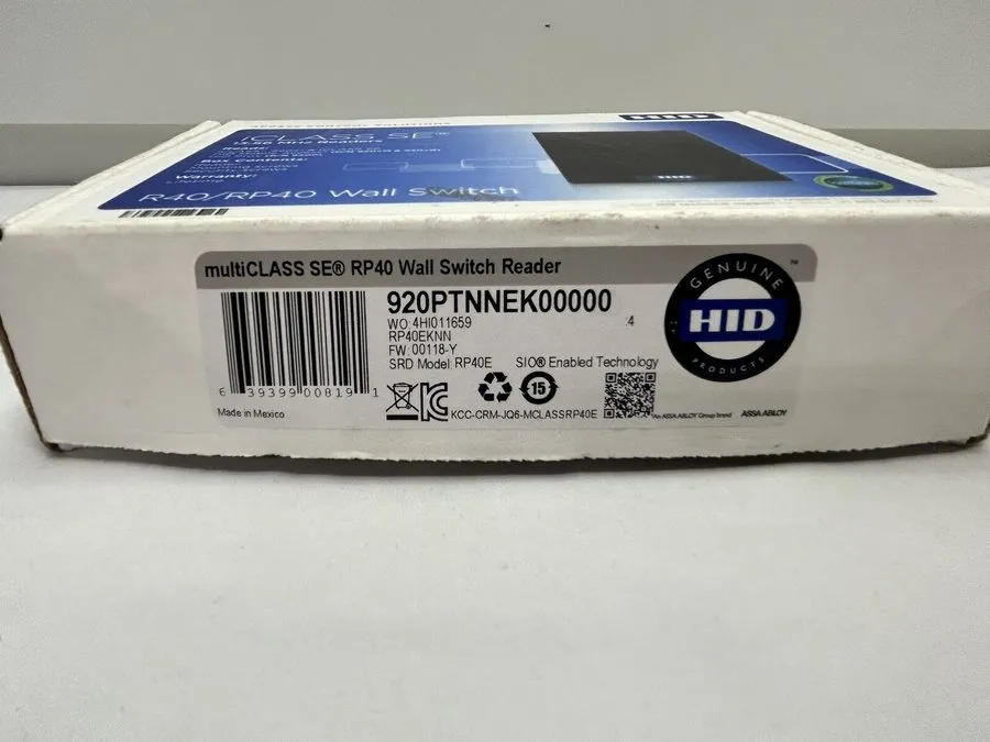Коммутатор HID multiCLASS SE RP40 Wired RFID er Access Control 920PTNNEK00000 — фото лота 1