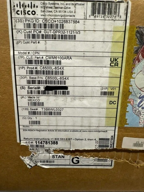 Маршрутизатор Cisco C8500L-8S4X Catalyst 8500 Series
