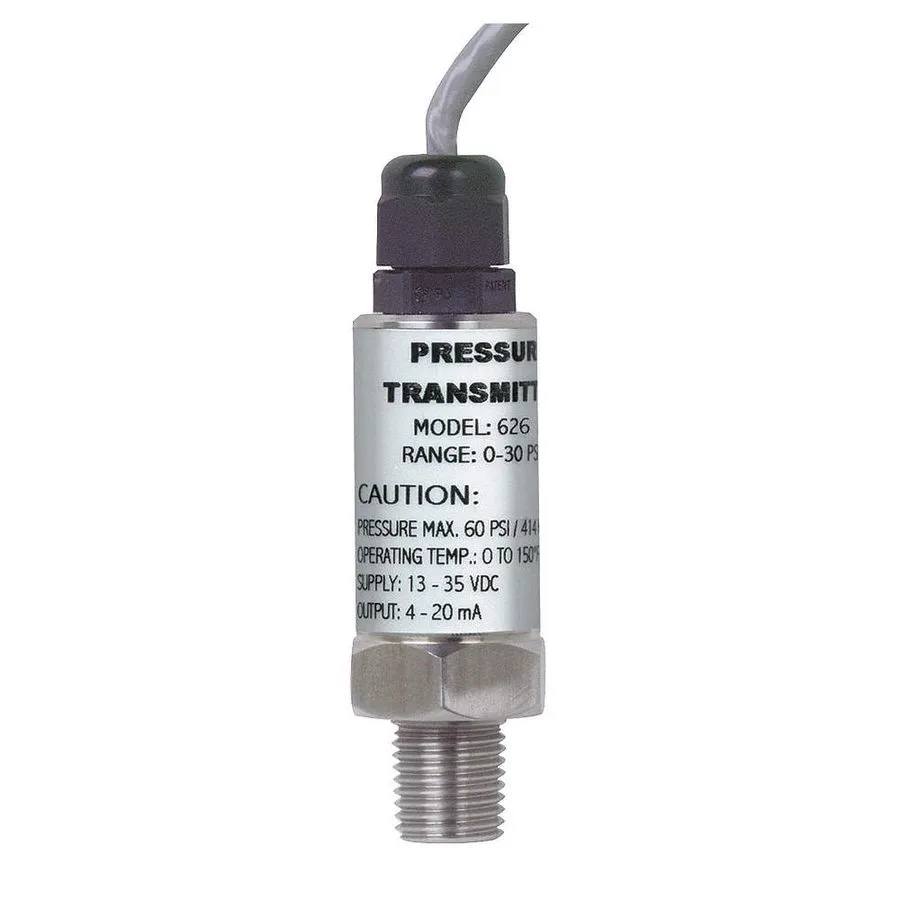 Датчик давления DWYER 626-16-GH-P1-E1-S1 Pressure Transmitter,0 to 1500 psi,1/4" — фото лота 1