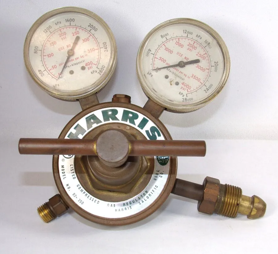Трубопроводная арматура HARRIS Compressed Gas Regulator #92-250 Multi-Stage UL L
