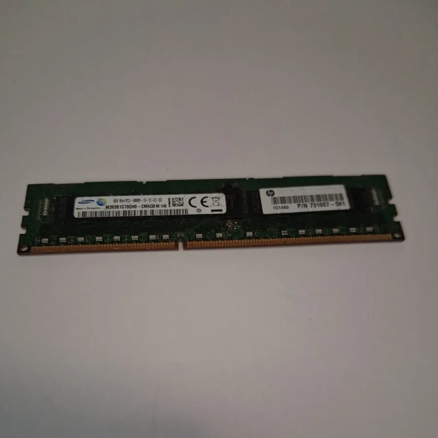 Модуль памяти x 8GB Samsung 1Rx4 PC3-14900R DDR3 ECC Server RAM M393B1G70QH0-CMA — фото лота 1