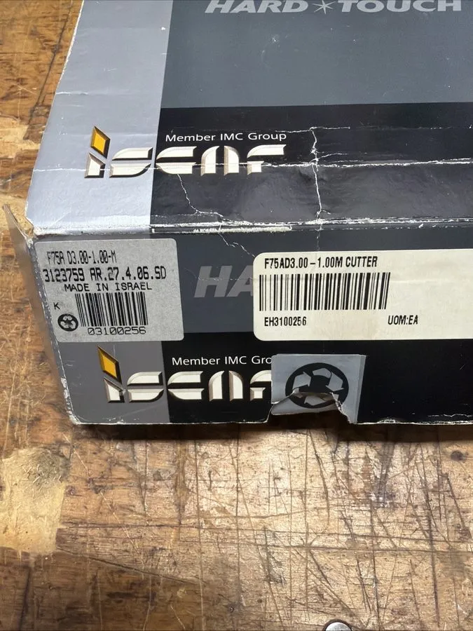 Режущий инструмент ISCAR 3" DIA INDEXABLE INSERT FACE MILL F75A-D3.00-1.00-M 1" 